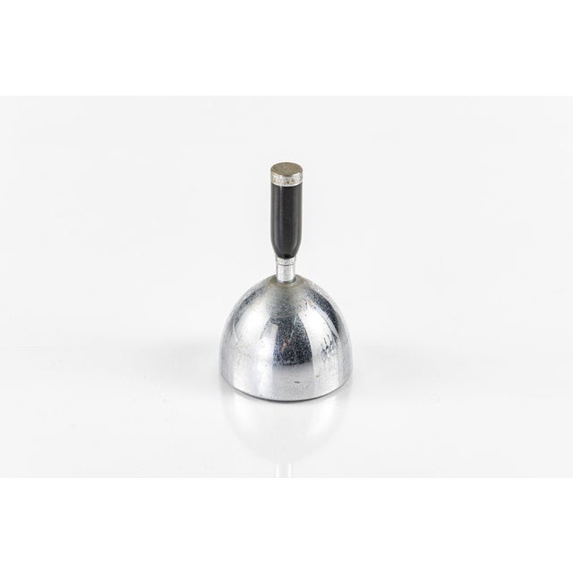 Metal Antique Art Deco Dinner Table Bells by Ruth Gerth for Chase, Set of 4 For Sale - Image 7 of 11