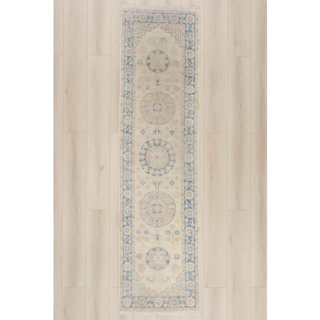 Vintage Pakistani Khotan Rug, 02'08 X 09'11 For Sale - Image 10 of 10