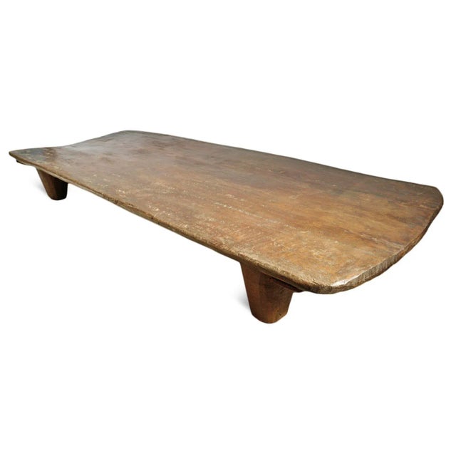 Early 20th Century Antique Naga Tribe Low Coffee Table For Sale - Image 4 of 7