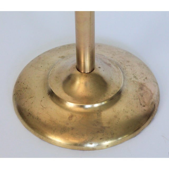 Metal Vintage Freestanding Brass Floor Ashtray For Sale - Image 7 of 12