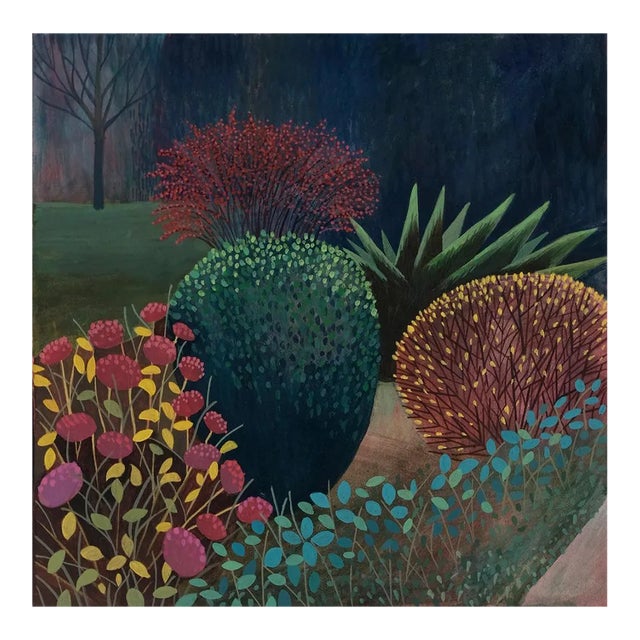 Olga Szczechowska, Pandemic 3 - Landscape Painting, Minimalist Painting, 2020 For Sale