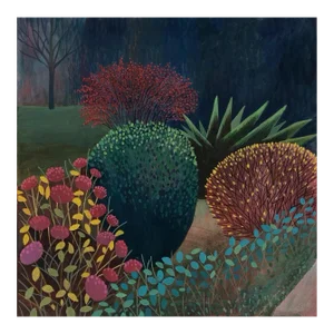 Olga Szczechowska, Pandemic 3 - Landscape Painting, Minimalist Painting, 2020
