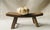 Wood Late 19th Century Rustic Farmhouse Style Hand Hewn Bench For Sale - Image 7 of 11