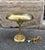 Gold Vintage Brass Table Lamp, 1950s For Sale - Image 8 of 10