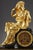 Restoration Period Gilt Bronze Clock with a Young Woman For Sale - Image 5 of 18