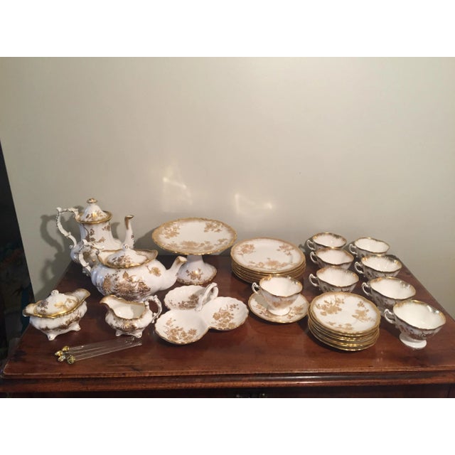 Hammersley Afternoon Tea, Luncheon or Coffee/Desert Bone China Service for 8, England - 33 Pieces For Sale - Image 13 of 13
