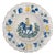 Delft Polychrome Lobed Dish with Horseman, 1690s For Sale