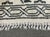 Black Moroccan Handmade Wool Rugs, Set of 2 For Sale - Image 8 of 9