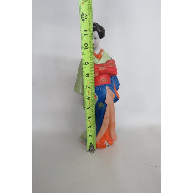 House of Koshu Porcelain Geisha Figurine Empty Sake Decanter Made in Japan 5049b For Sale - Image 11 of 17