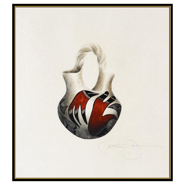 Message us to inquire about custom framing options! (Included for free with every purchase) The artwork here, "Hopi...