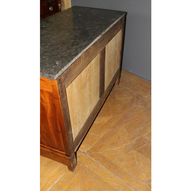 19th Century Empire Commode with Half-Column For Sale - Image 13 of 14