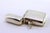 Plain Silver Matchbox with Beveled Corners and Hanging Ring For Sale - Image 4 of 6