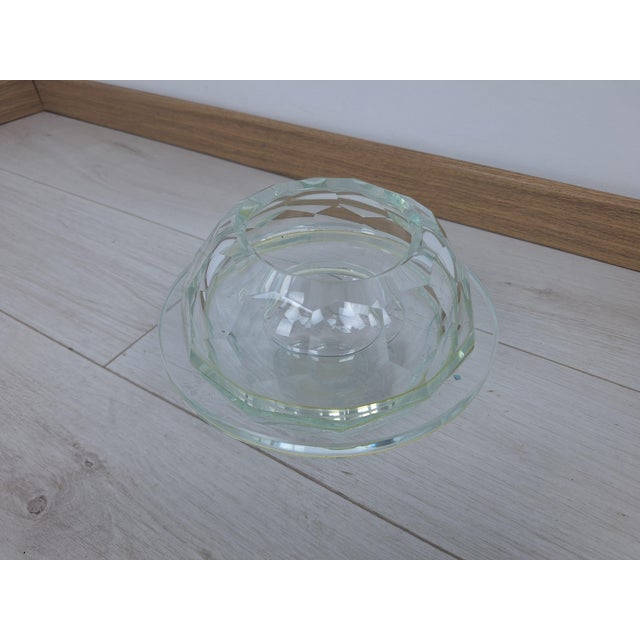 Glass Vase by Giorgio Berlini, 1970s, in Very Good conditions. Designed 1970 to 1979 This piece is attributed to the...