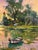 Oil Painting Abandoned Boat on the River Yuriy Suprunchuk For Sale - Image 9 of 11