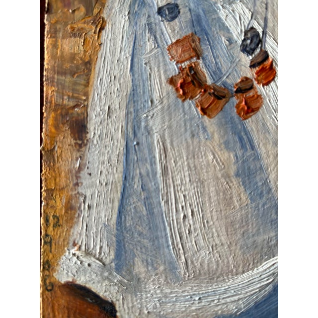 Figurative Bob Ragland Signed Oil on Board Portrait From the “Sudan Series,” 2006 For Sale - Image 3 of 5