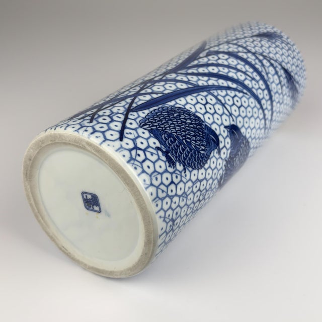 Vintage Ceramic Vase from Quail and Millet, 1970s For Sale - Image 4 of 14