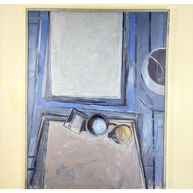 Monumental 1967 Paul Havas Original Oil – "Artist Studio Interior" For Sale - Image 4 of 16