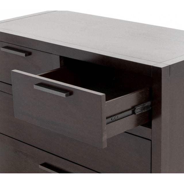 Late 20th Century Casana "Tahoe" Ebonized Wood Dresser For Sale - Image 5 of 8