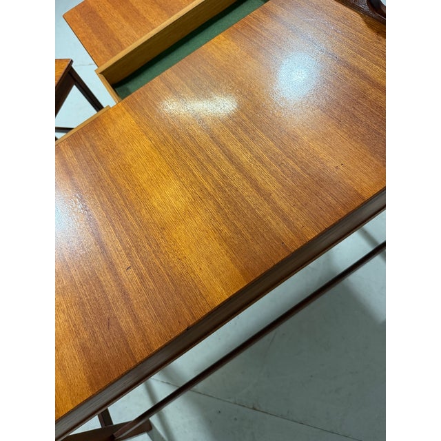 Skaraborgs Möbelindustri Teak Nesting Tables, Sweden, 1960s, Set of 3 For Sale - Image 12 of 15