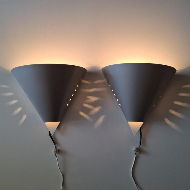 Metal Mid-Century Modern Wall Lights from Raak Amsterdam, 1970s, Set of 2 For Sale - Image 7 of 15