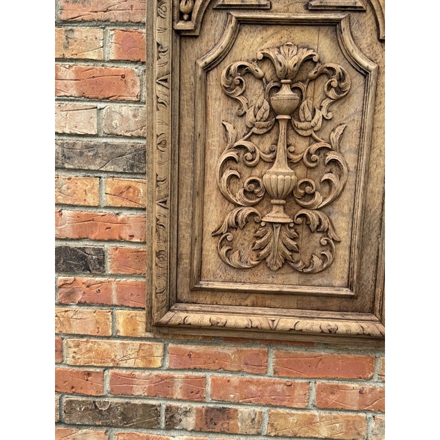 Vintage French Wood Carved Panel For Sale In Nashville - Image 6 of 9