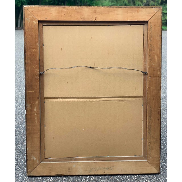 French Country Antique Carved Giltwood Wall Mirror W/ Baroque Acanthus Frame For Sale - Image 3 of 6