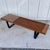 Burnt Umber 1960s MCM George Nelson Style Slat Bench For Sale - Image 8 of 10