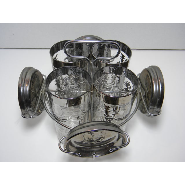 Vintage Barware With Caddy Set of 9 Chairish