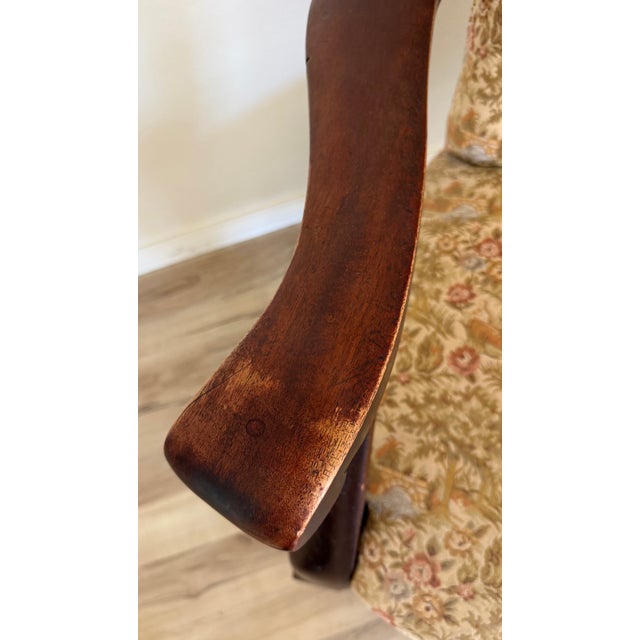 1930s Solid Mahogany Karpen Brothers Chippendale Armchair For Sale - Image 12 of 13