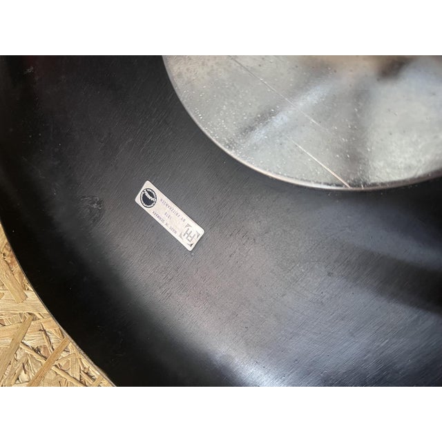 3117 Black Swivel Chair by Arne Jacobsen for Fritz Hansen For Sale - Image 12 of 12