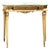 Vintage Marble Top Carved Console Wall Table For Sale