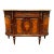 French 19th Century Louis XVI Carrara Marble Top Demilune Sideboard For Sale