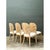 Ecru Vintage Sculptural Wood Dining Chairs - Set of Six For Sale - Image 8 of 12