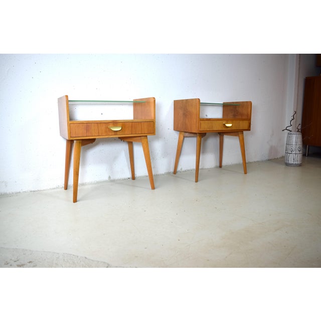 Bedside Tables by Helmut Magg for WK Möbel, 1950s, Set of 2 For Sale - Image 9 of 9