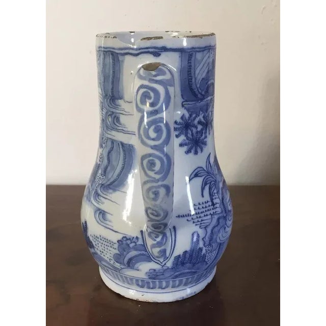 Antique 18th Century English Delft Tin Glaze Earthenware Mug For Sale In New York - Image 6 of 11
