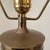 Vintage Asian Inspired La James Mont Style Intricately Carved Heavy Brass Lamp Circa 1940 For Sale - Image 9 of 12