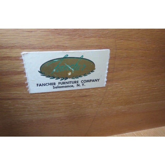 Fancher Furniture Mid 20th Century Modern Long Low Dresser Bathroom Vanity For Sale - Image 11 of 18