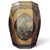 Mid 20th Century Unusual Kitten & Goldfish Octagonal Rice Barrel Hand-Painted Lacquer Wood 17.5" For Sale - Image 4 of 18