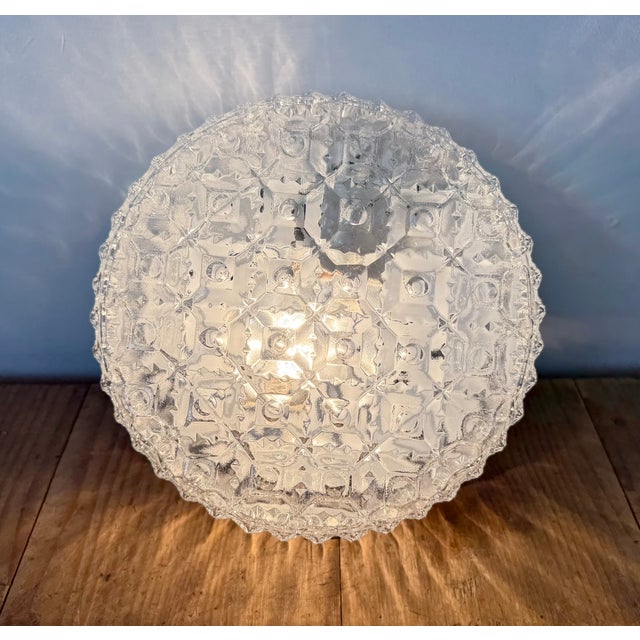 Vintage Glass Wall Light, 1970s For Sale - Image 11 of 16