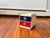 Vintage Mid Century Modern Miniature Two Drawer Storage Cabinet Made in Japan For Sale - Image 4 of 6