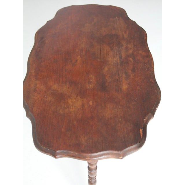 Antique Carved Wood Accent Table Chairish