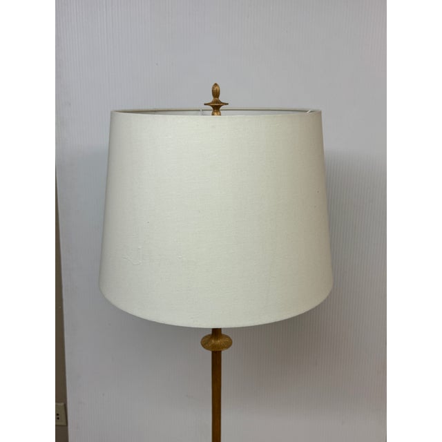 2010s Barbara Barry for Visual Comfort Lotus Floor Lamp, Gold For Sale - Image 5 of 12