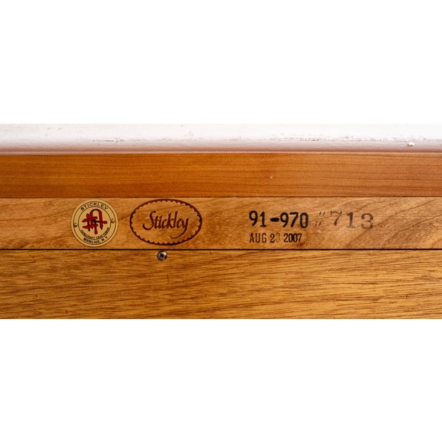 Stickley Cherry Mission Style Harvey Ellis Inlaid Mirror For Sale - Image 10 of 10