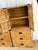 Wood Vintage Pair of Woven Rattan Chest on Chest Dressers Boho Chic Campaign Style For Sale - Image 7 of 15