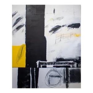 "Wasting Time/Passing By" Original Mixed Media Painting by Brian Jerome