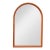 Scandinavian Teak Arched Mirror For Sale
