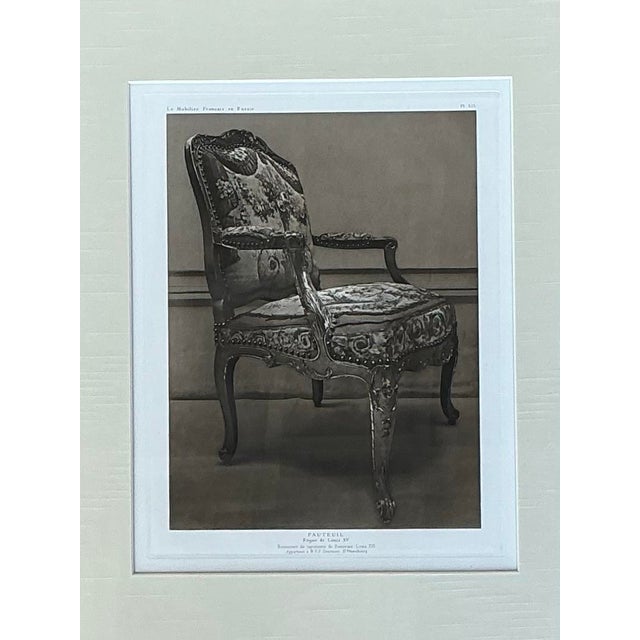Framed Antique French Chair Print For Sale - Image 13 of 13
