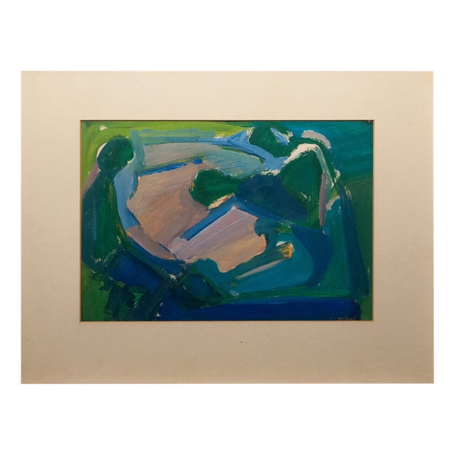 José Barceló Albaladejo, Abstract Composition, Acrylic Painting For Sale