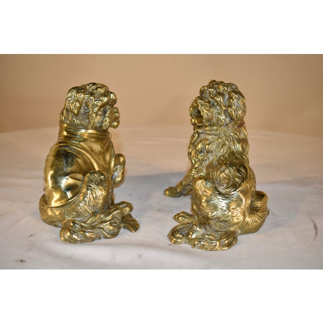 Pair of 19th Century French Bronze Brussels Griffon Figures For Sale - Image 11 of 12