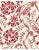Mind the Gap Folk Embroidery Crimson Wallpaper For Sale